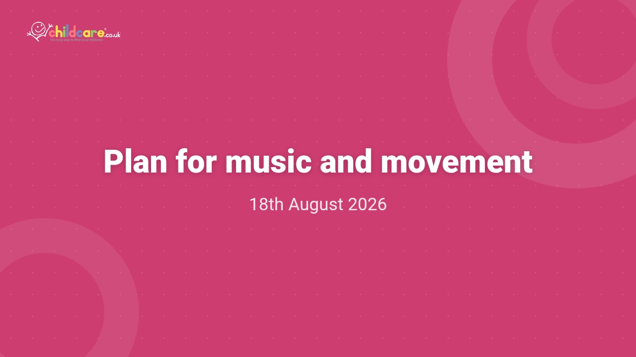 Plan for music and movement Poster