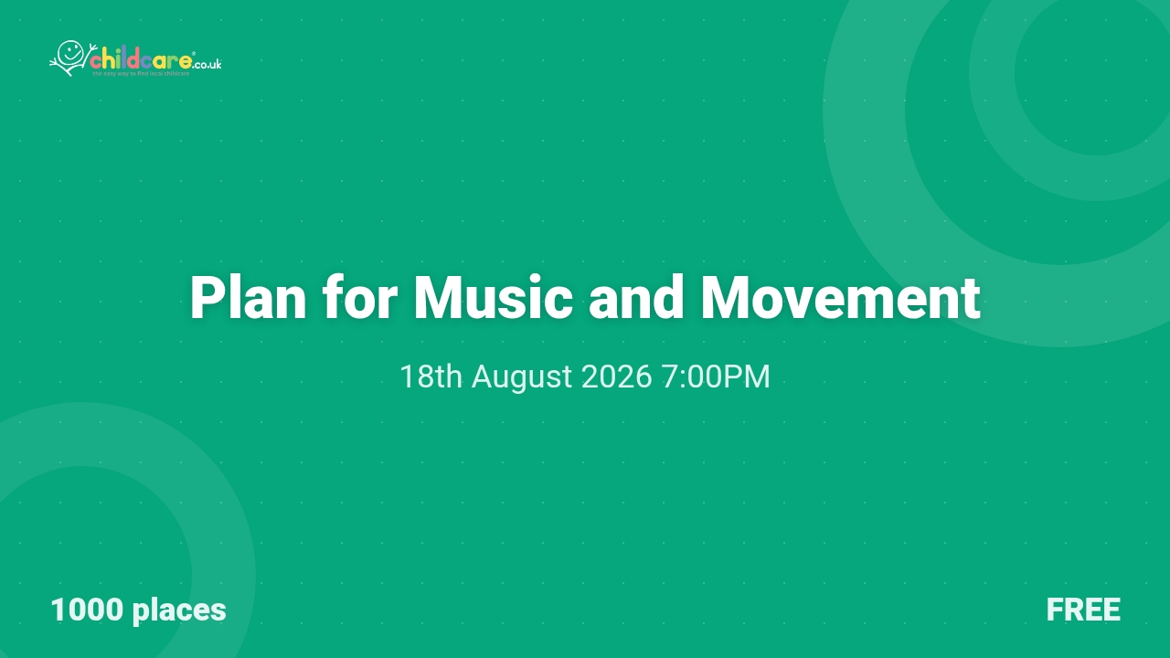 Plan for Music and Movement poster