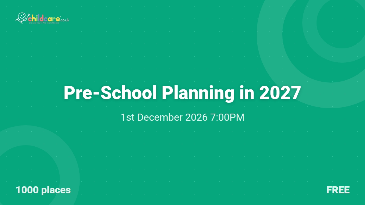 Pre-School Planning in 2027 poster