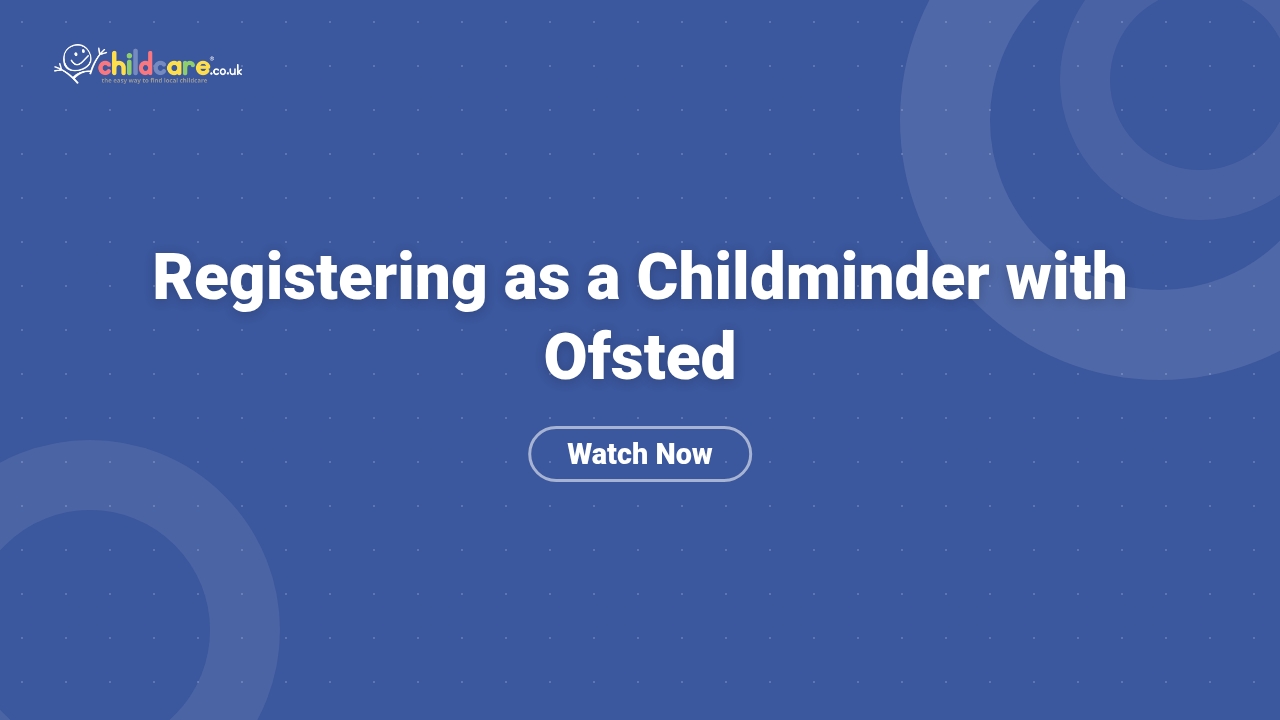 Registering as a Childminder with Ofsted Poster