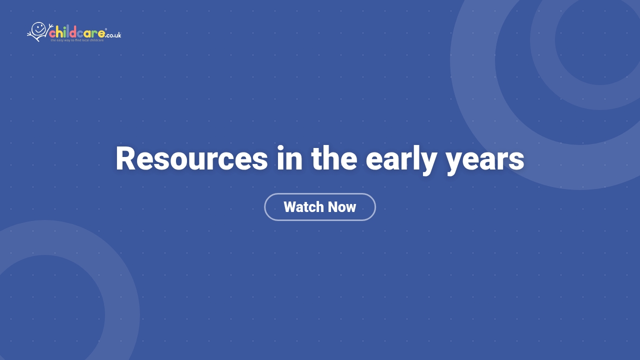 Resources in the early years poster