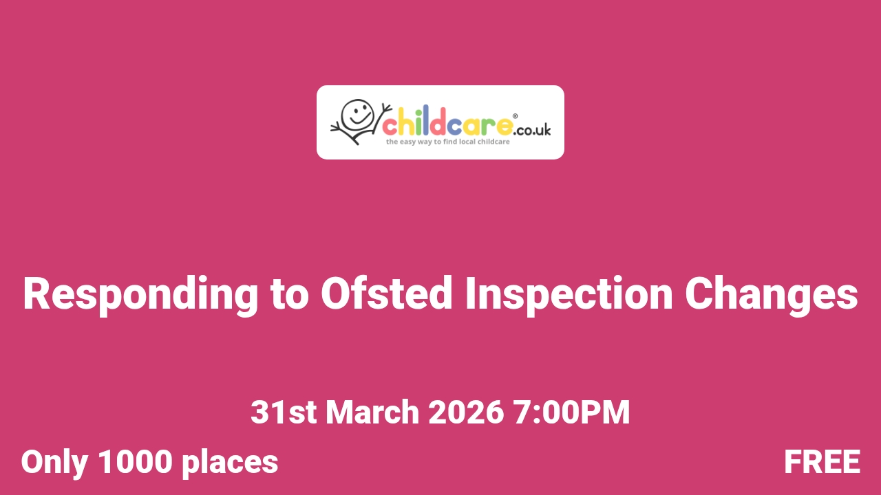 Responding to Ofsted Inspection Changes poster