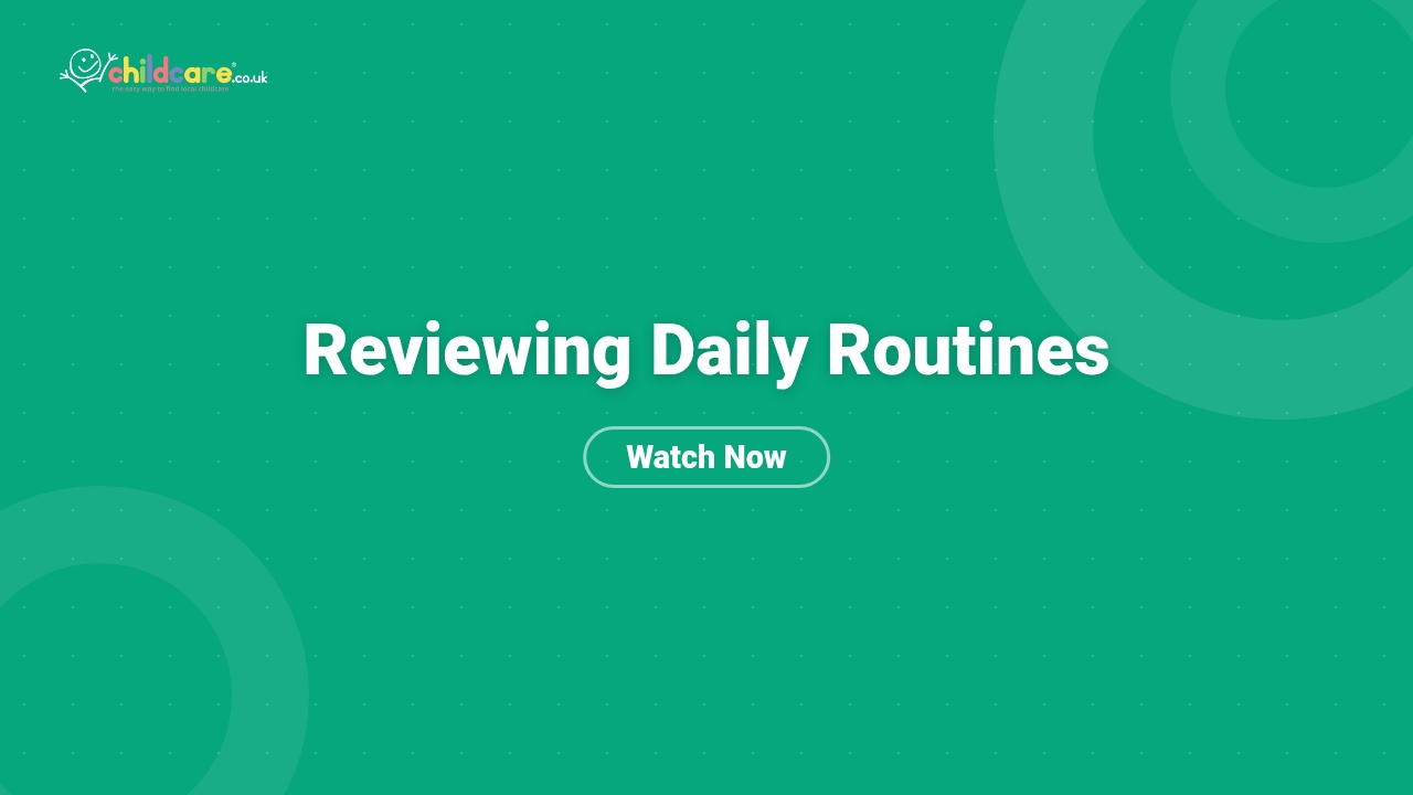 Reviewing Daily Routines  poster