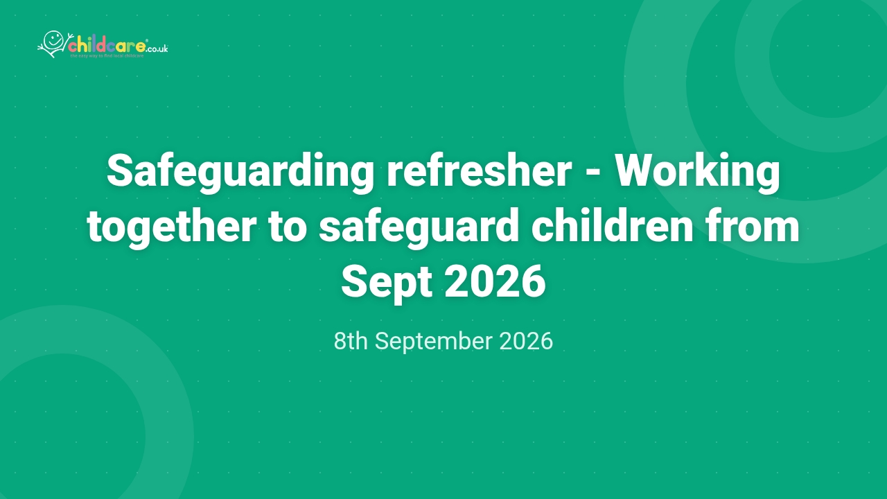 Safeguarding refresher - Working together to safeguard children from Sept 2026 Poster