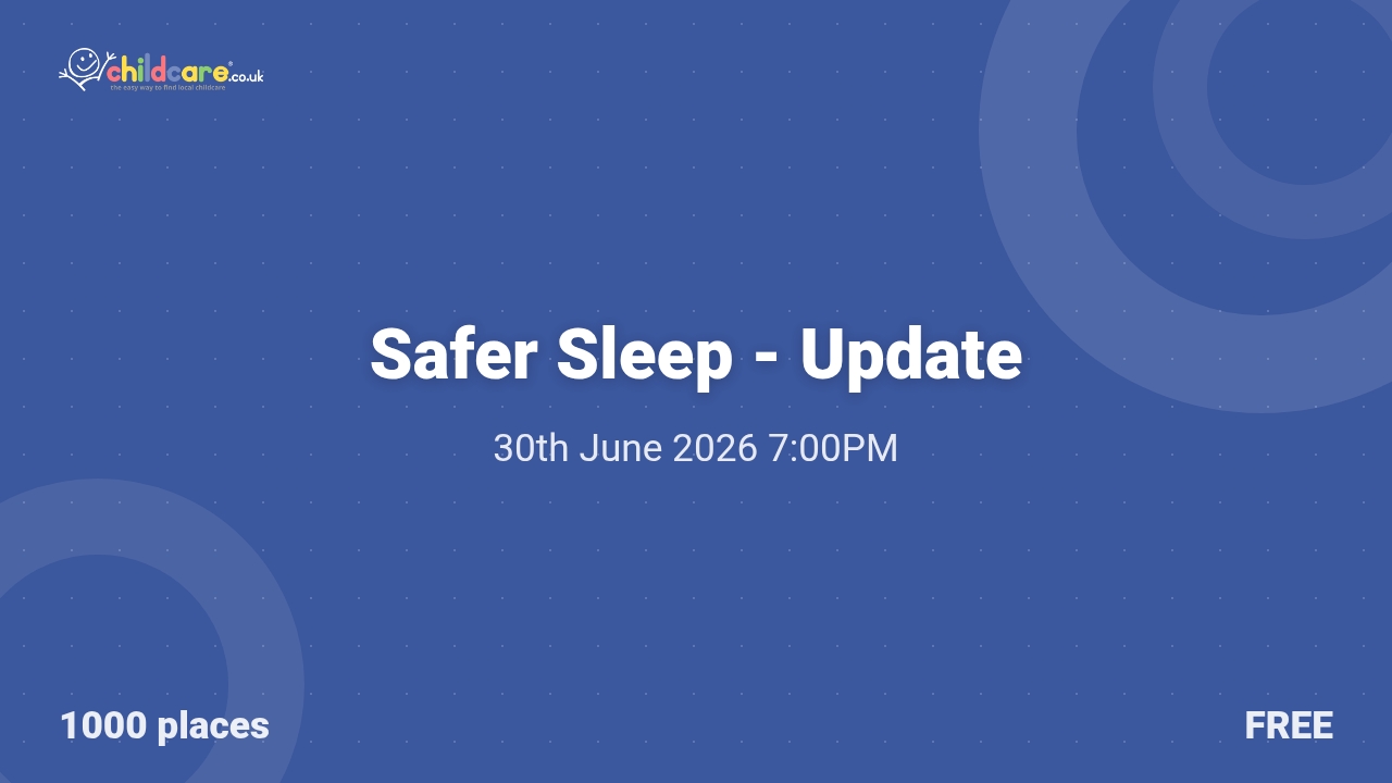 Safer Sleep - Update poster