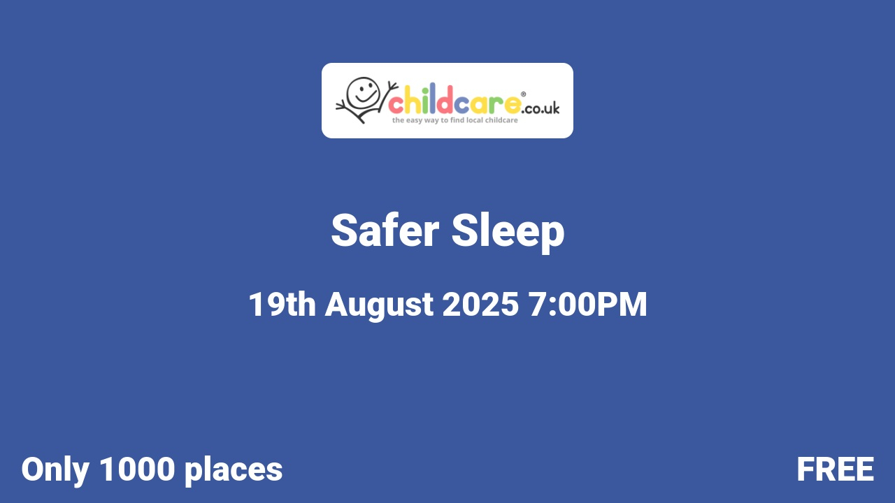 Safer Sleep poster