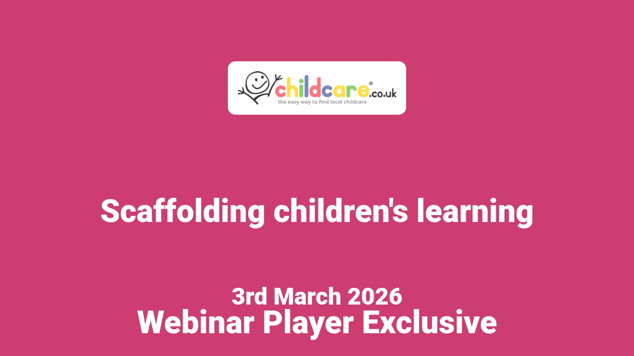 Scaffolding children's learning Poster