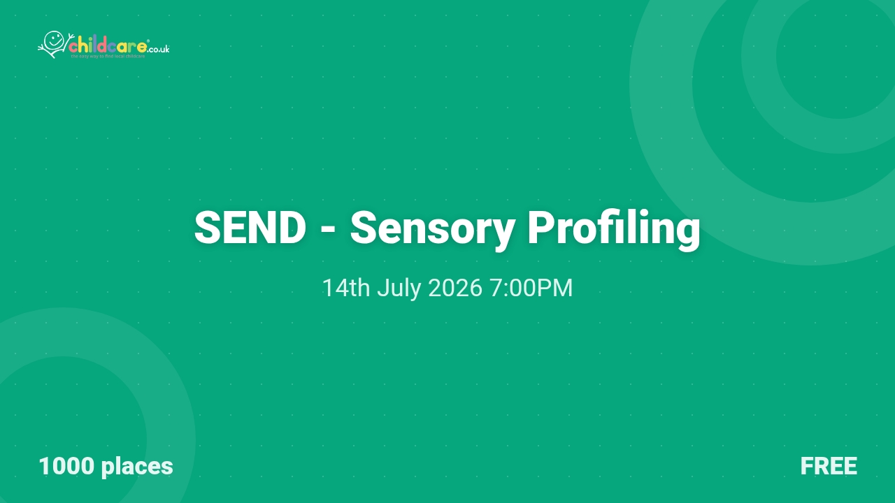 SEND - Sensory Profiling  poster