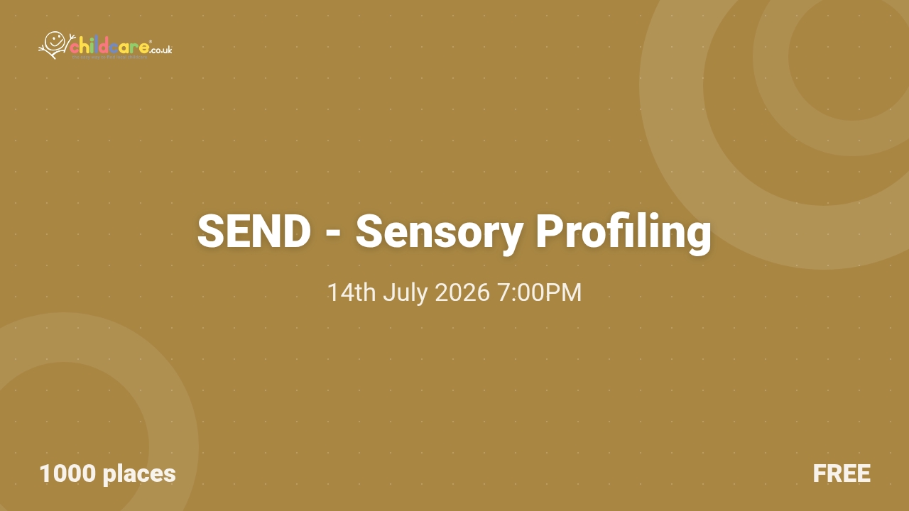 SEND - Sensory Profiling  poster