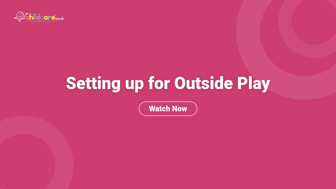 Setting up for Outside Play poster