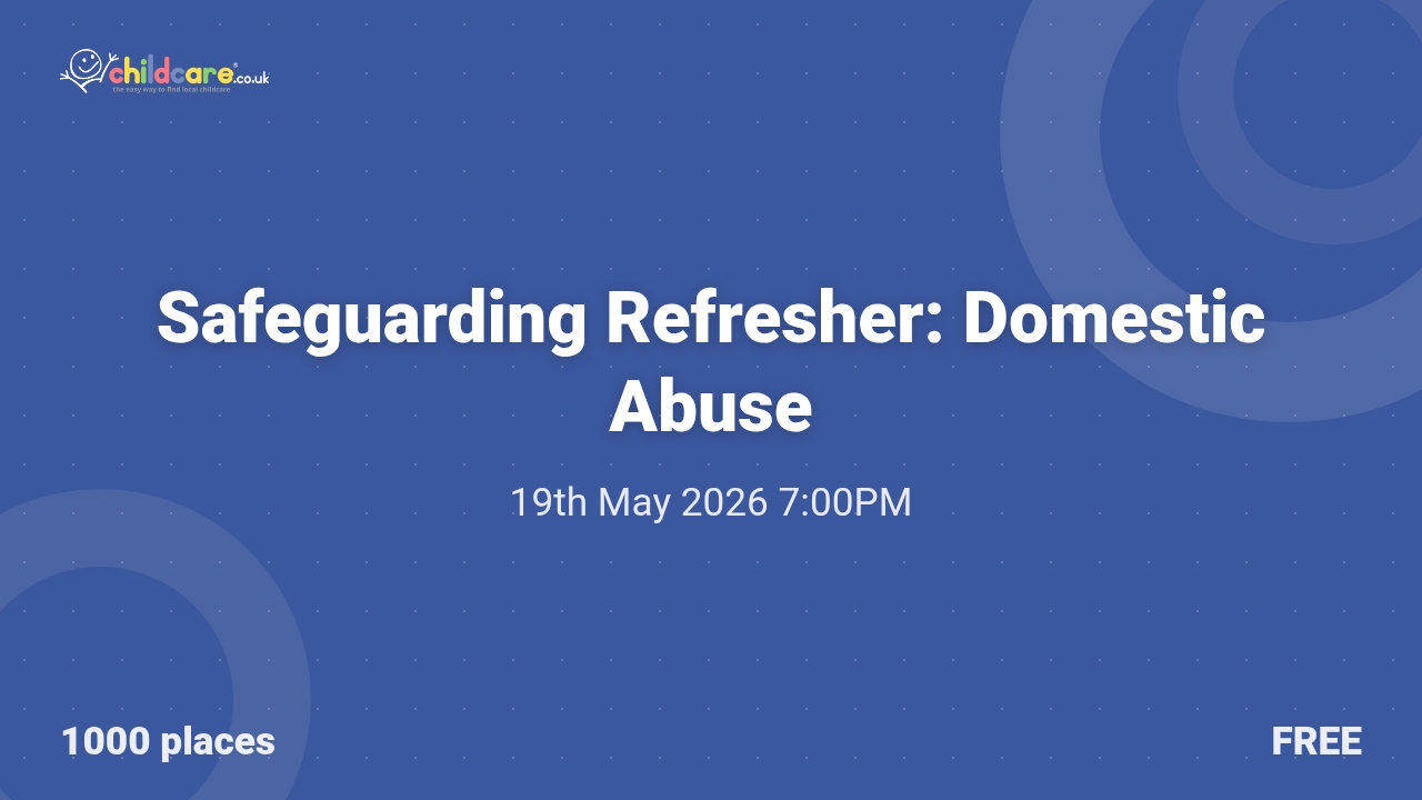 Safeguarding Refresher: Domestic Abuse Poster