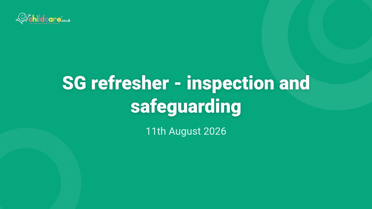 SG refresher - inspection and safeguarding Poster
