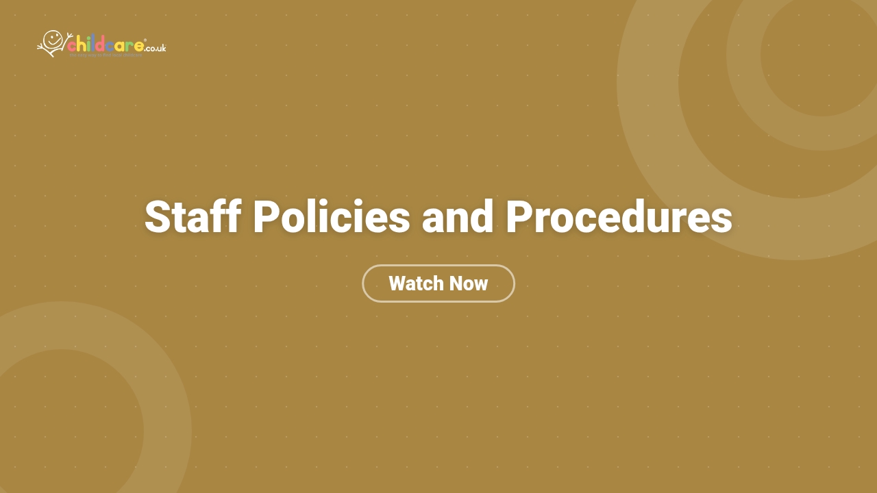Staff Policies and Procedures poster