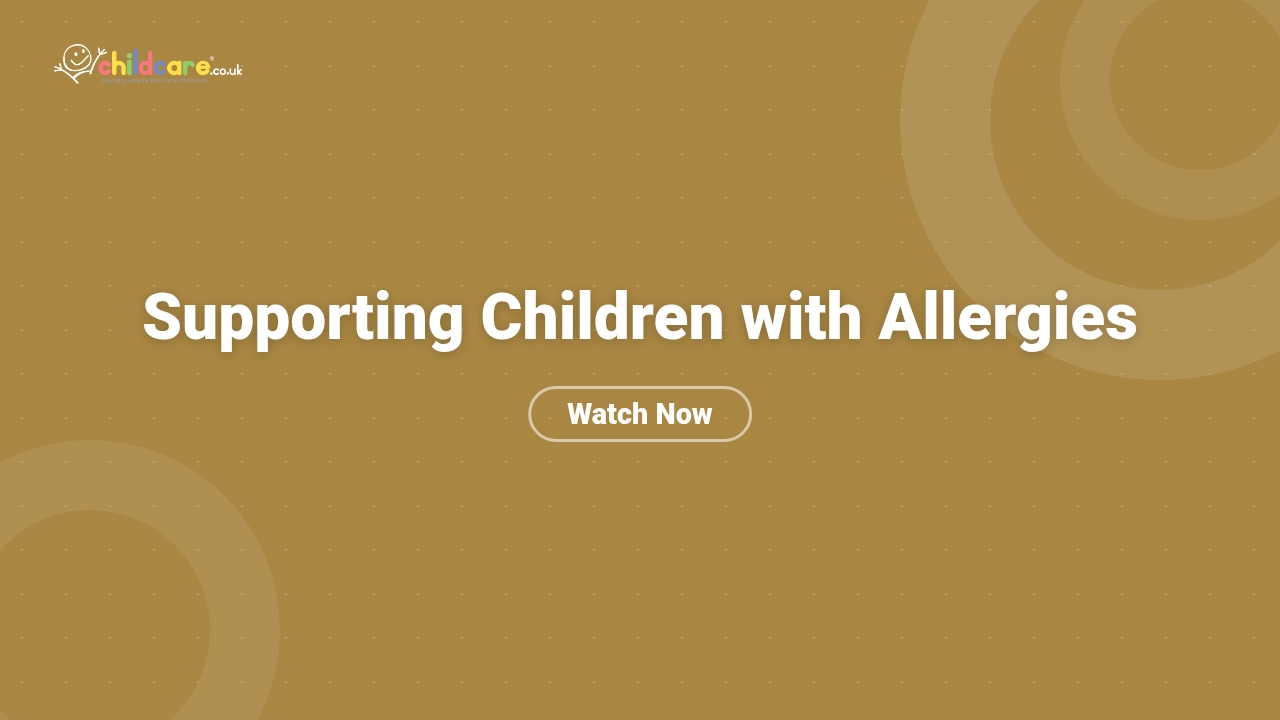 Supporting Children with Allergies Poster