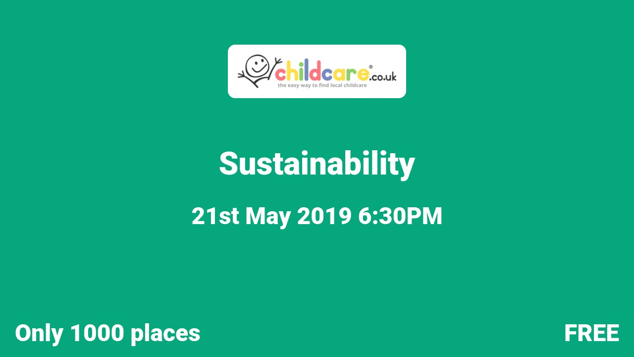 Sustainability poster
