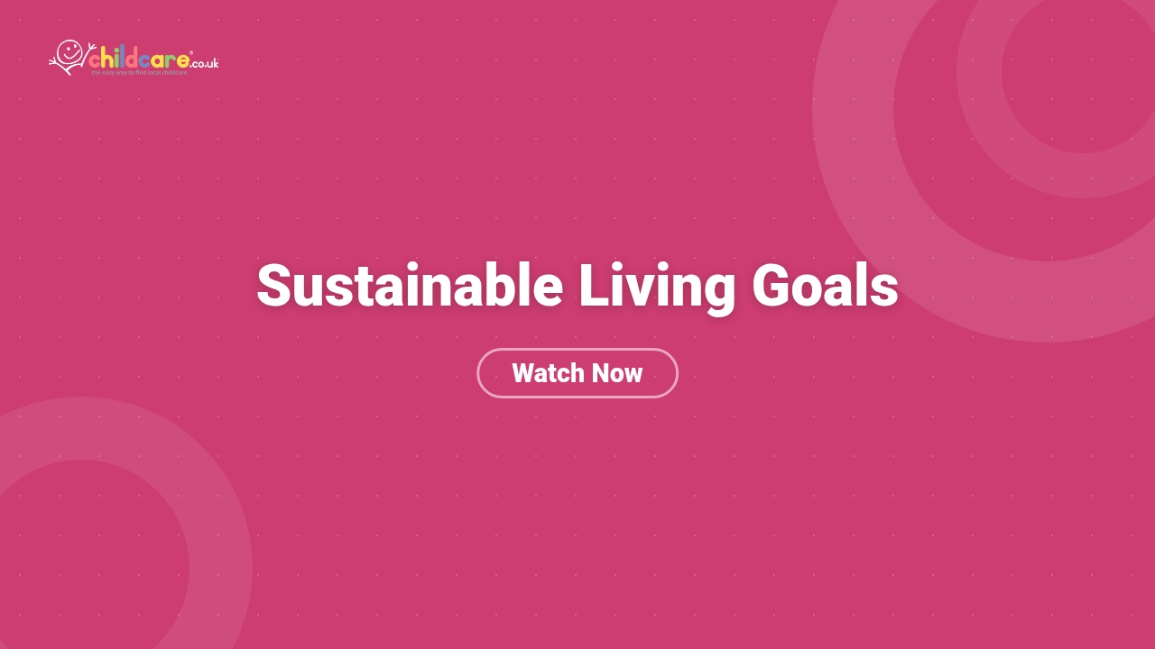 Sustainable Living Goals Poster