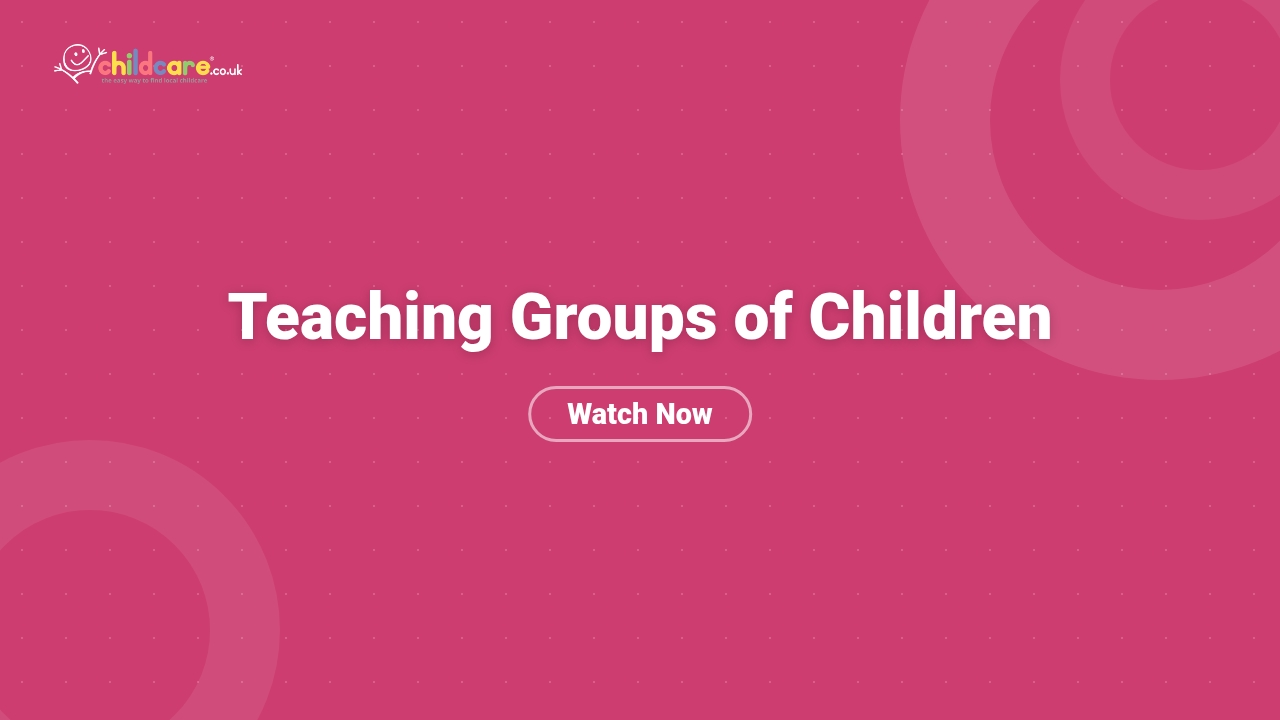 Teaching Groups of Children Poster
