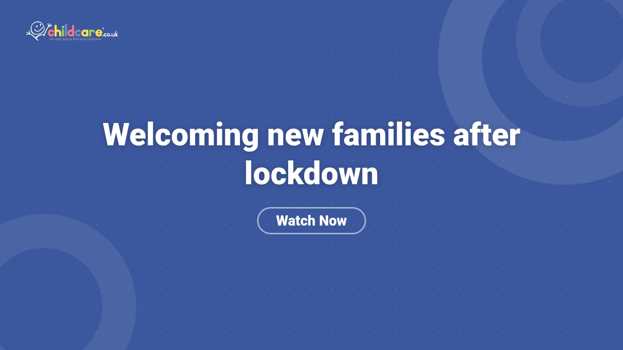 Welcoming new families after lockdown Poster