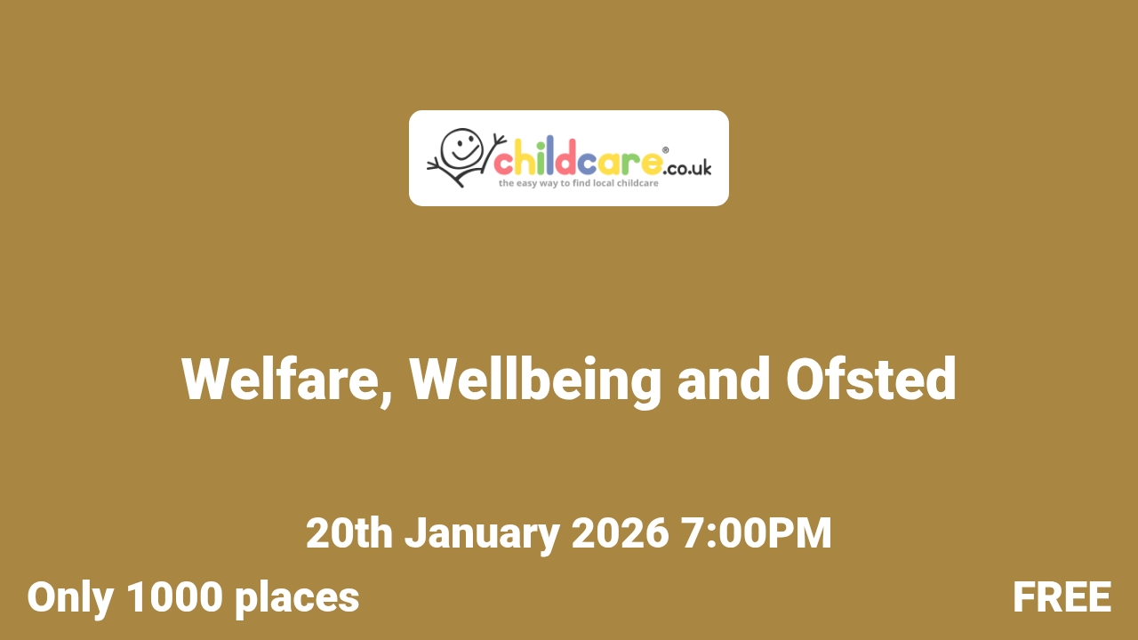 Welfare, Wellbeing and Ofsted poster