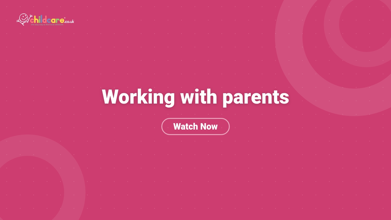 Working with parents Poster