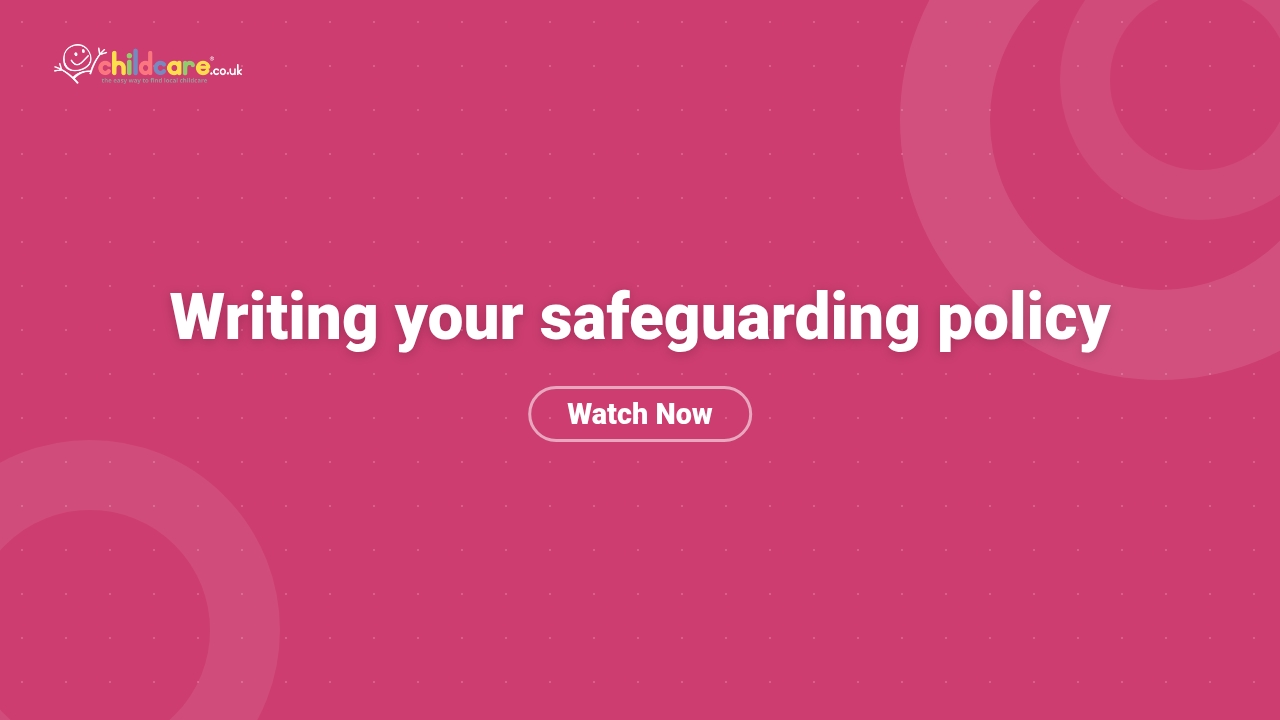 Writing your safeguarding policy poster