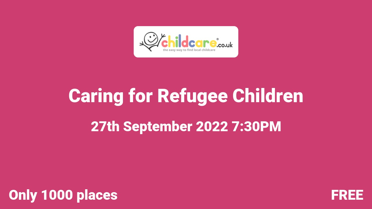 Caring for Refugee Children Poster