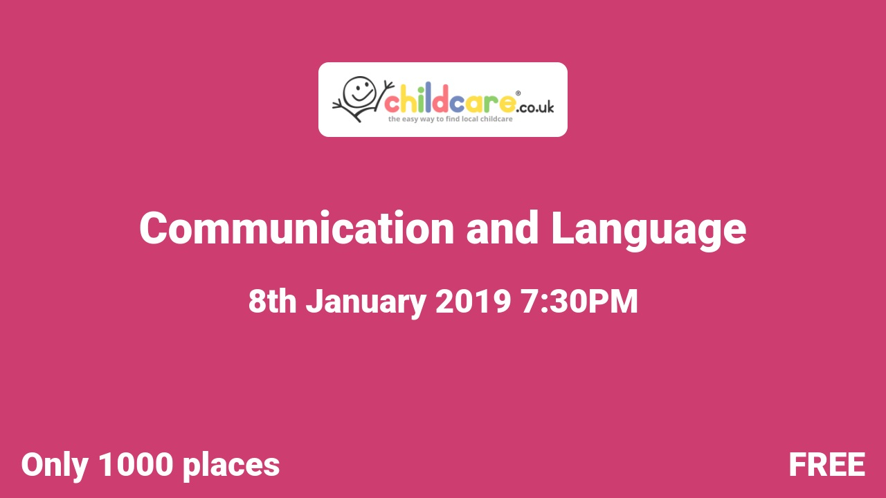 Communication and Language Poster