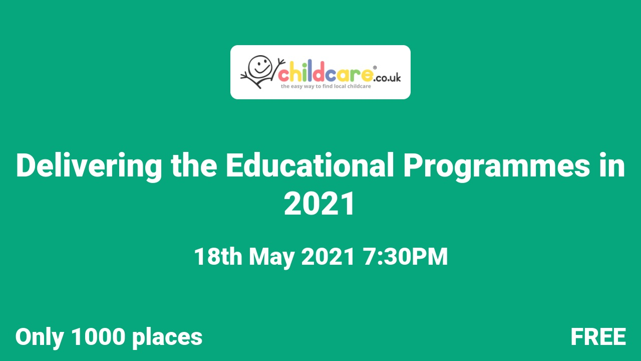 Delivering the Educational Programmes in 2021 poster