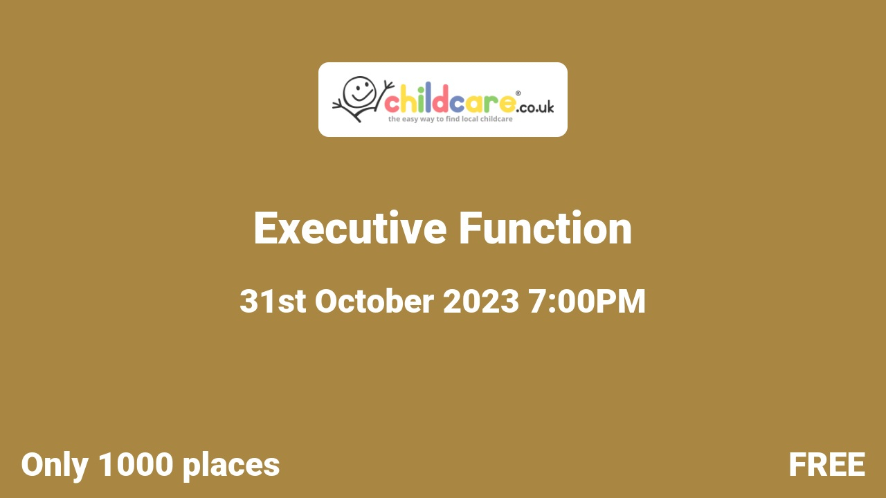 Executive Function poster