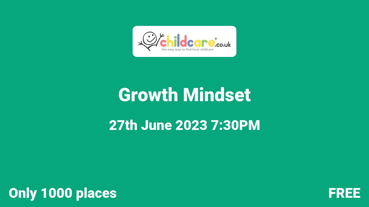 Growth Mindset poster