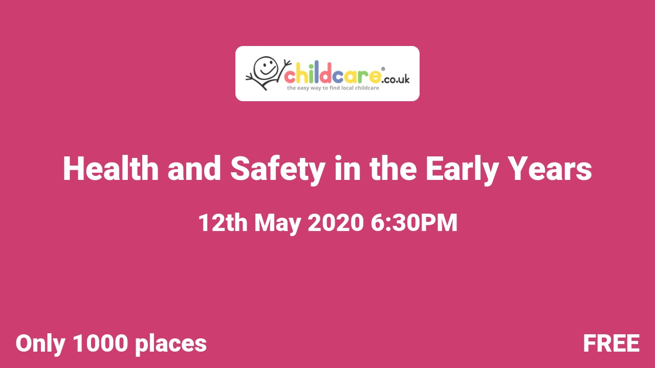 Health and Safety in the Early Years poster