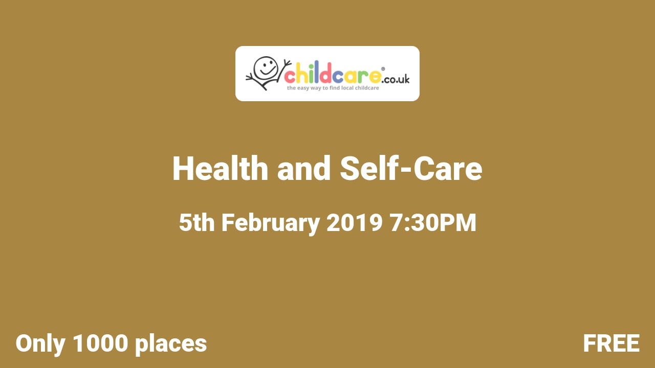 Health and Self-Care poster