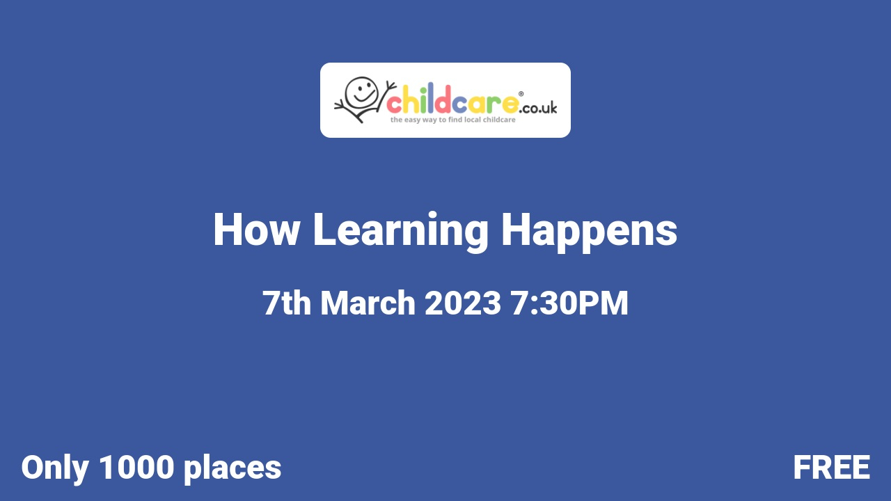How Learning Happens Poster