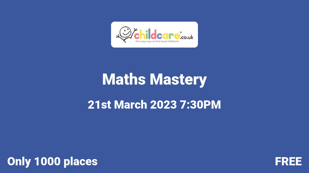 Maths Mastery Poster