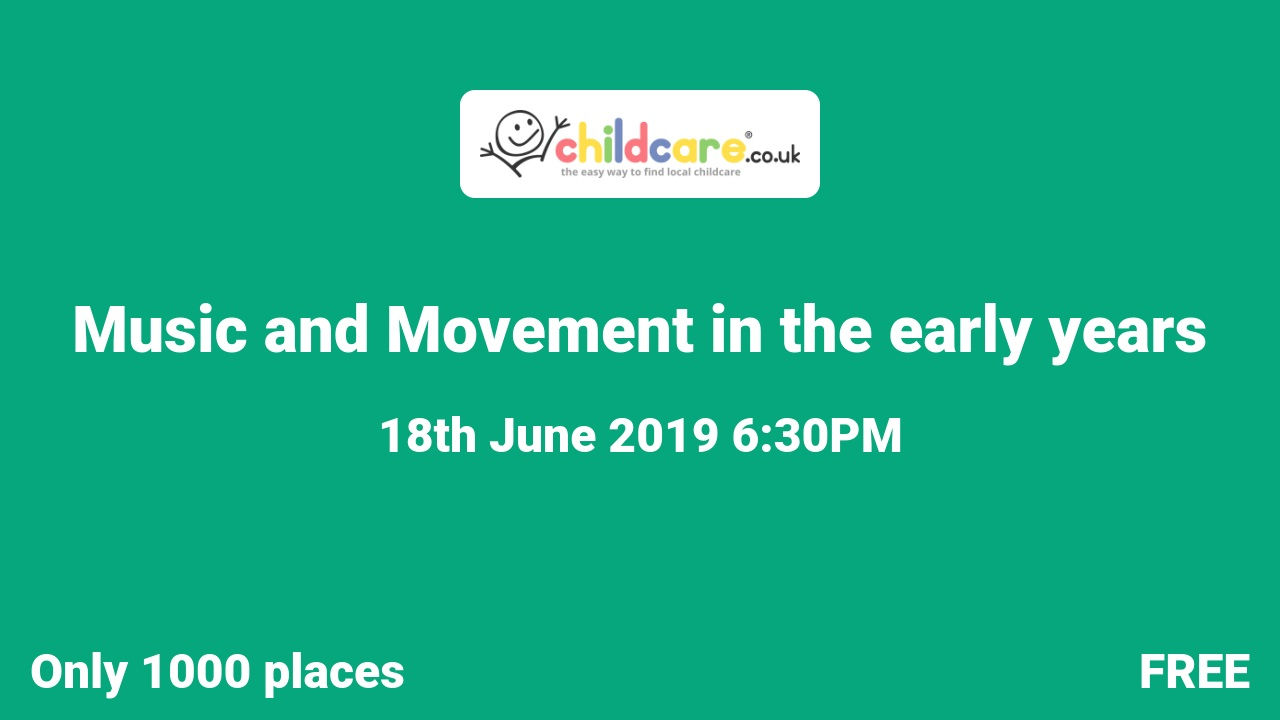 Music and Movement in the early years Poster