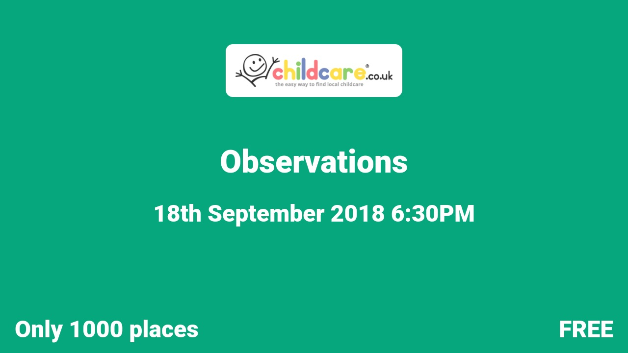 Observations Poster
