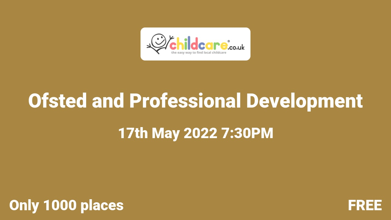 Ofsted and Professional Development Poster
