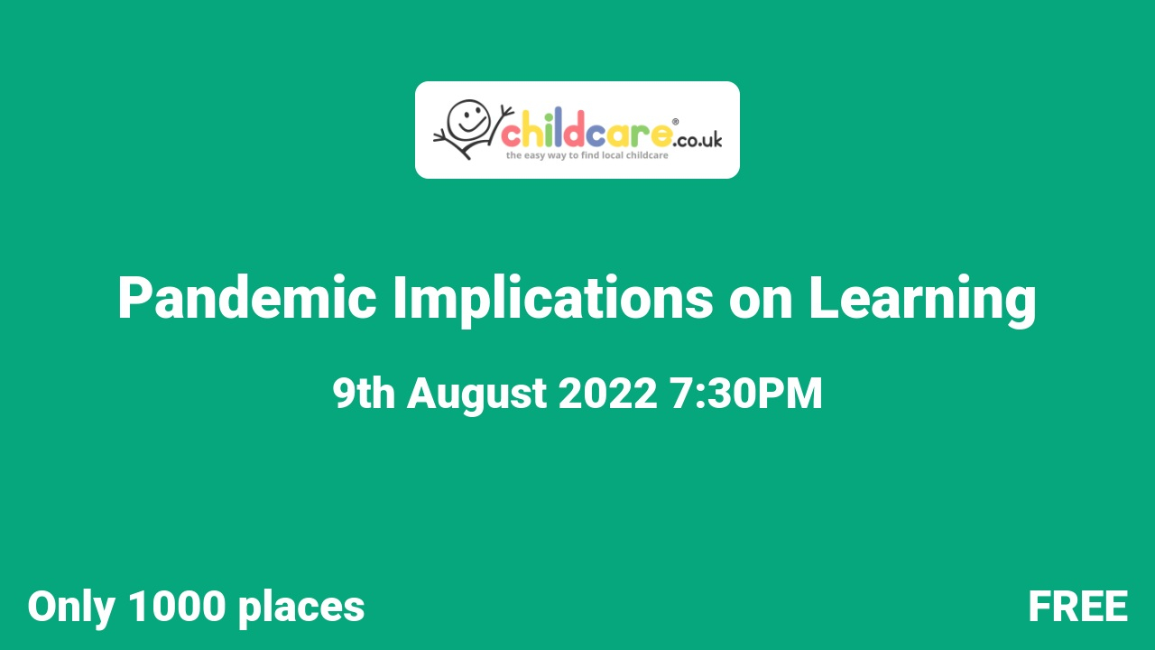 Pandemic Implications on Learning Poster