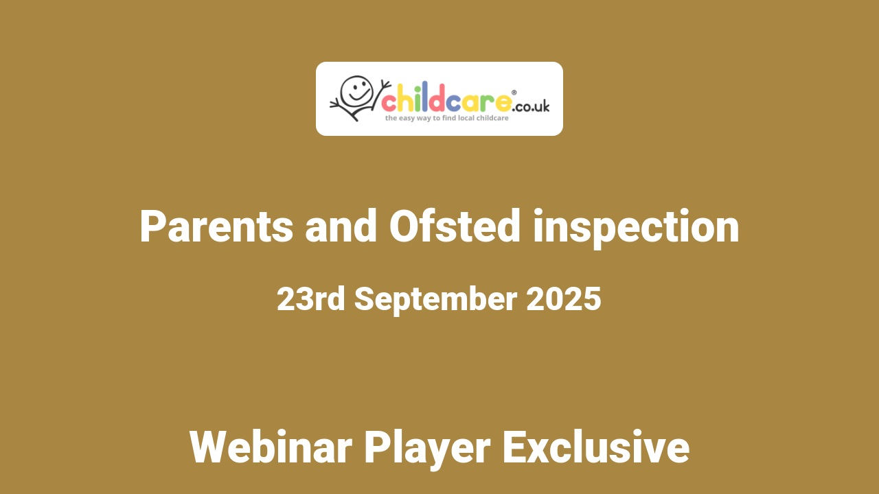 Parents and Ofsted inspection  poster