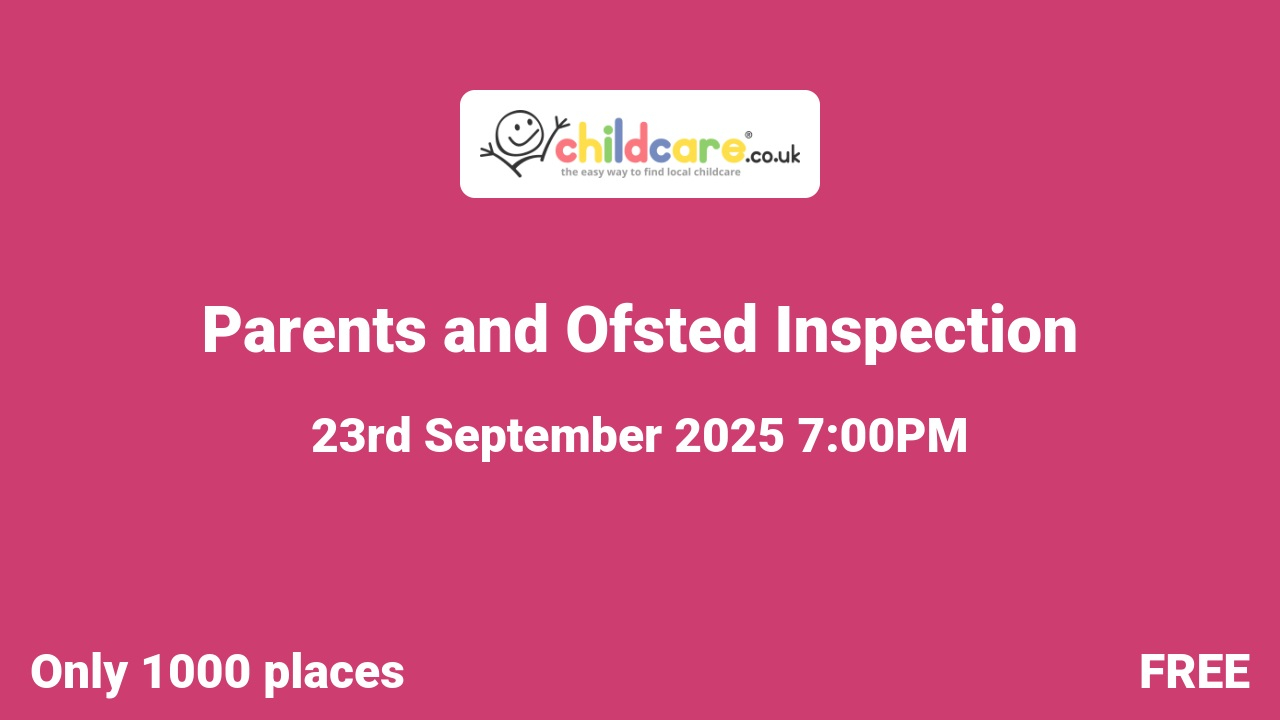 Parents and Ofsted Inspection  poster
