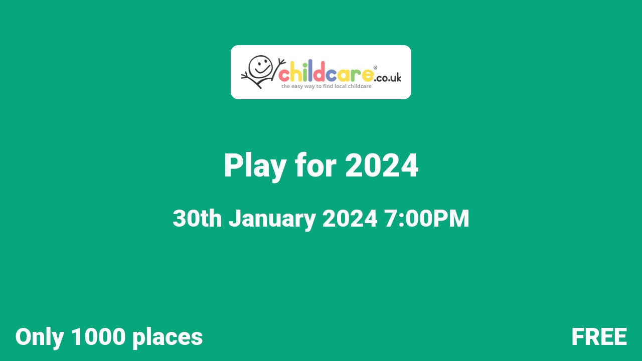 Play for 2024 Poster