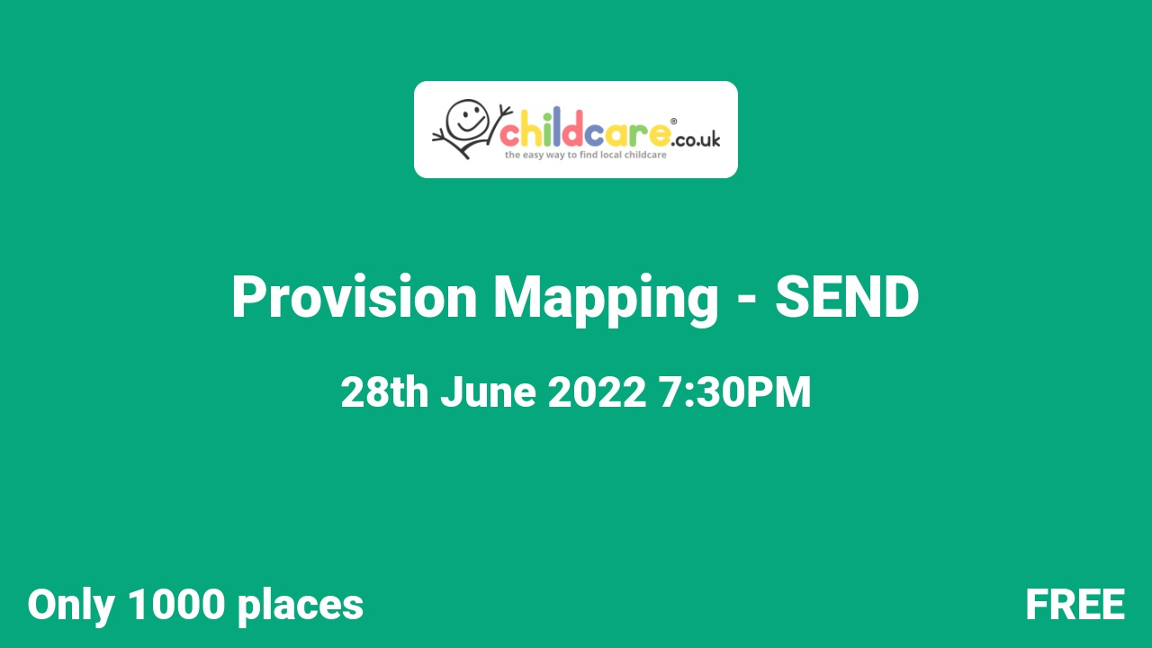 Provision Mapping - SEND Poster