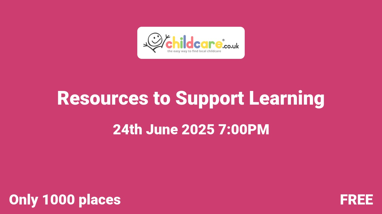 Resources to Support Learning poster