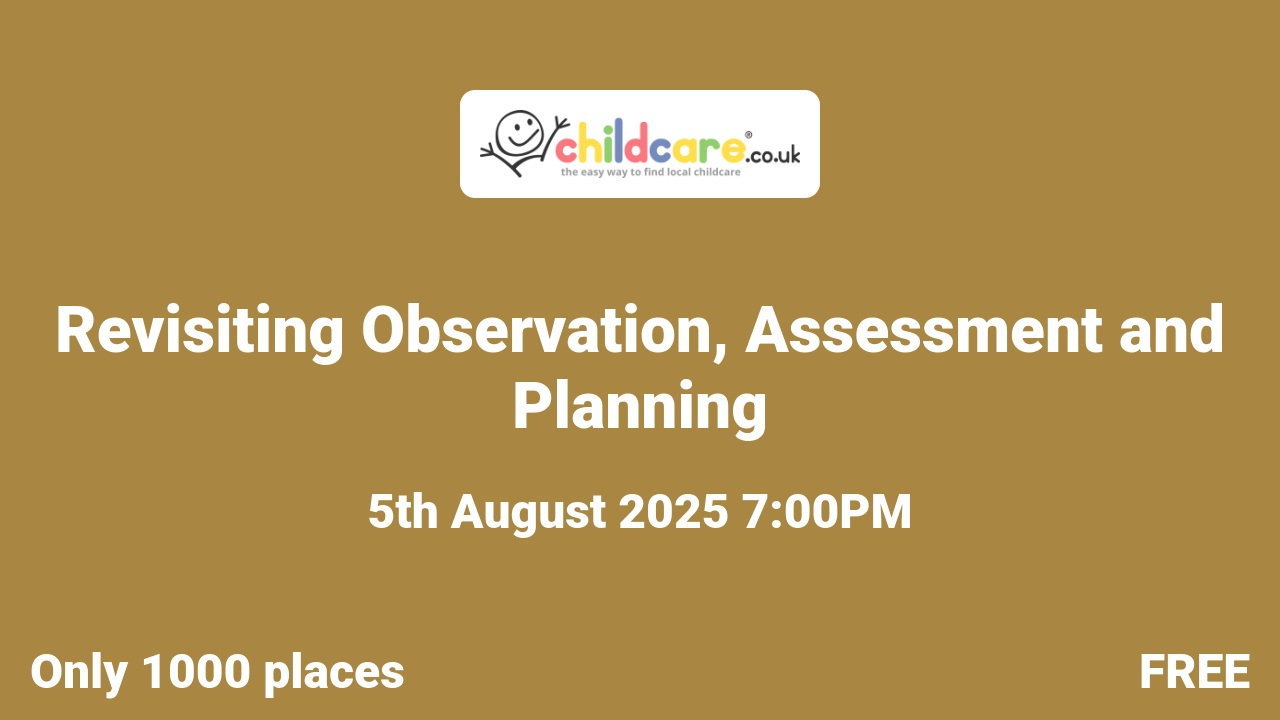 Revisiting Observation, Assessment and Planning poster