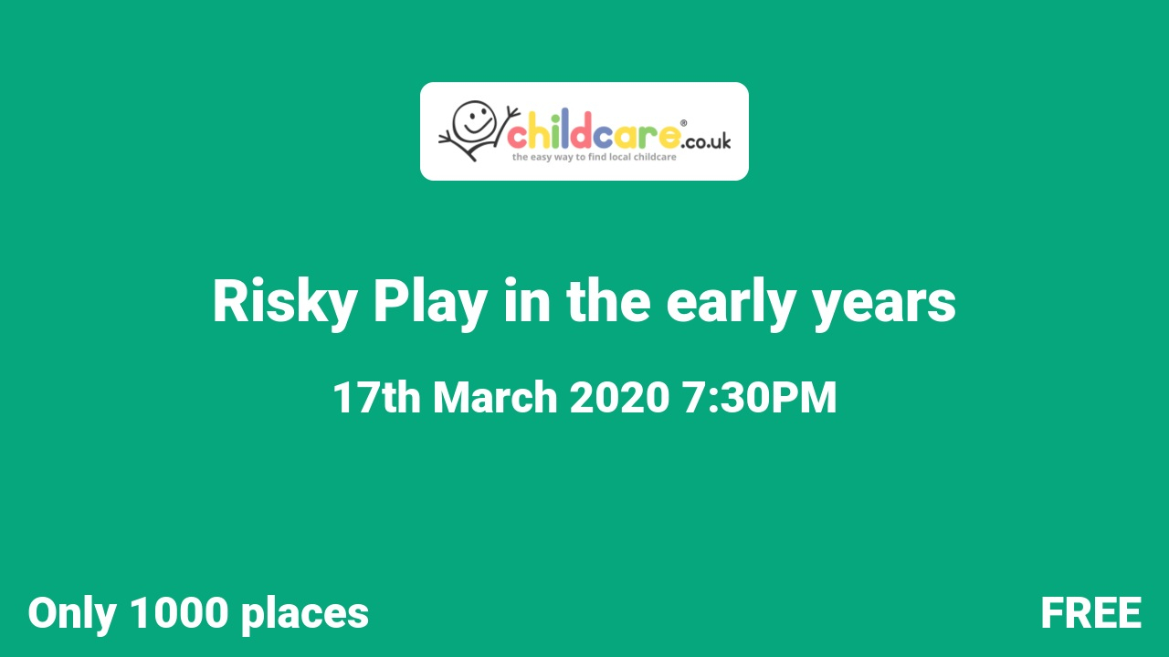 Risky Play in the early years poster