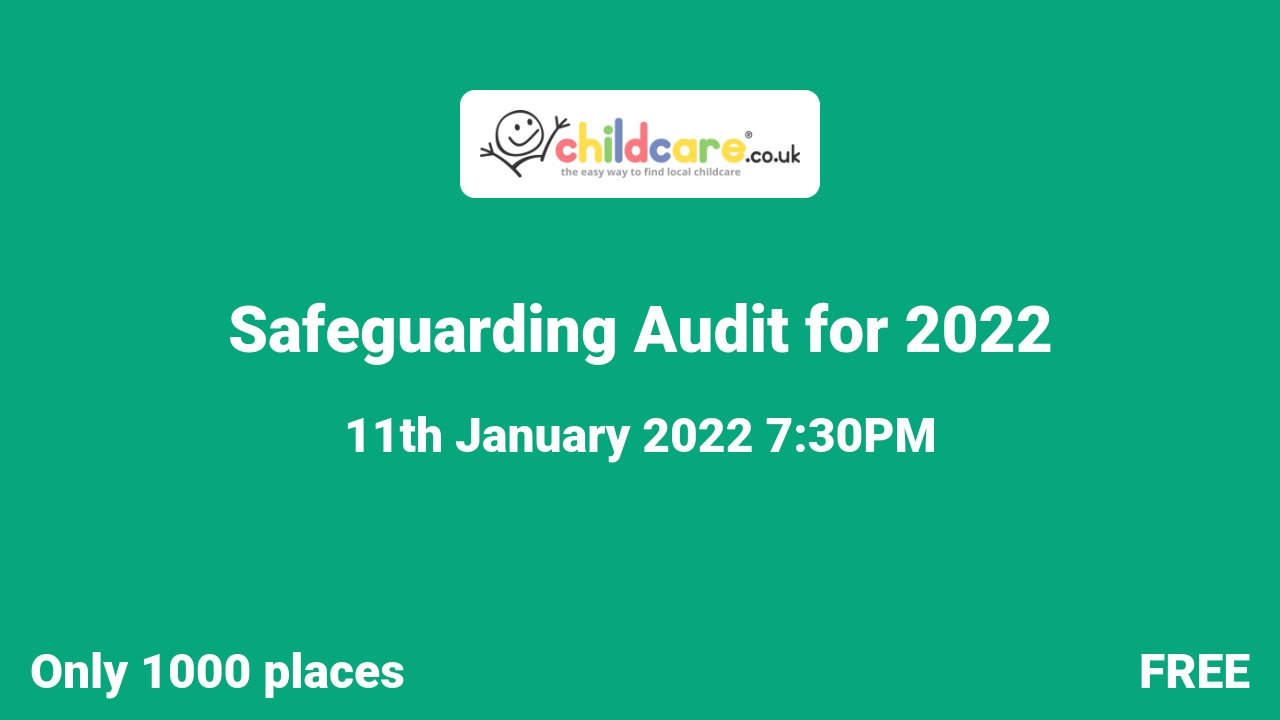 Safeguarding Audit for 2022 Poster