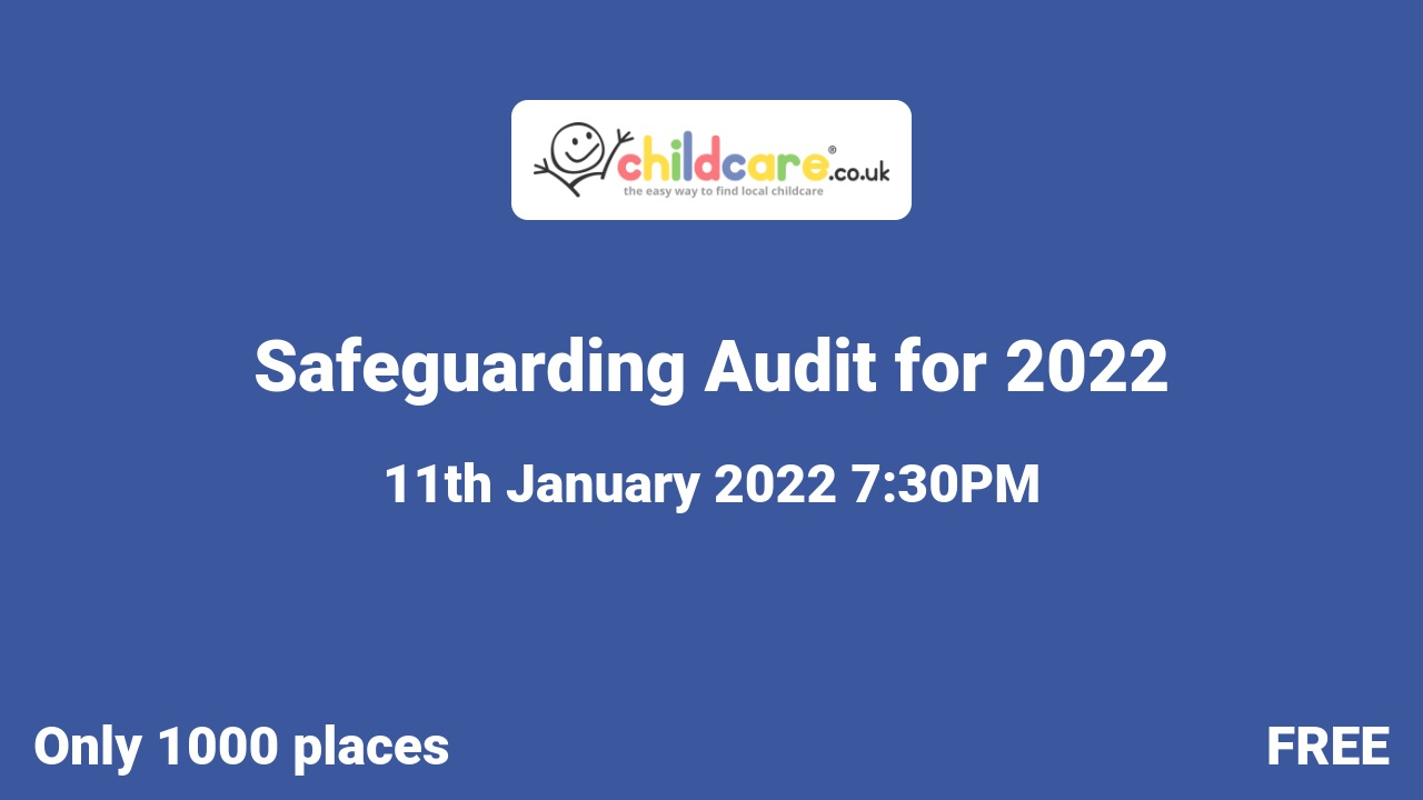 Safeguarding Audit for 2022 poster
