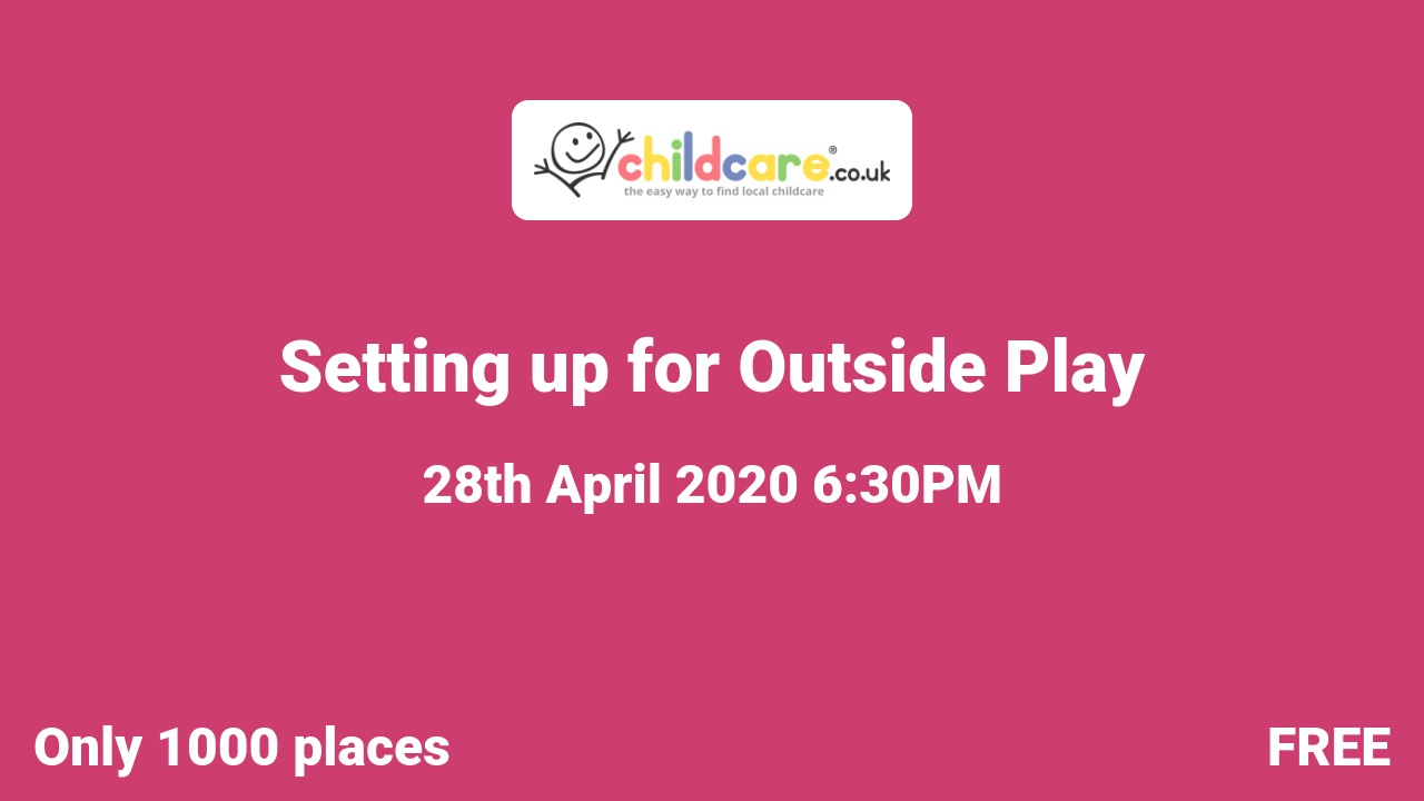 Setting up for Outside Play poster