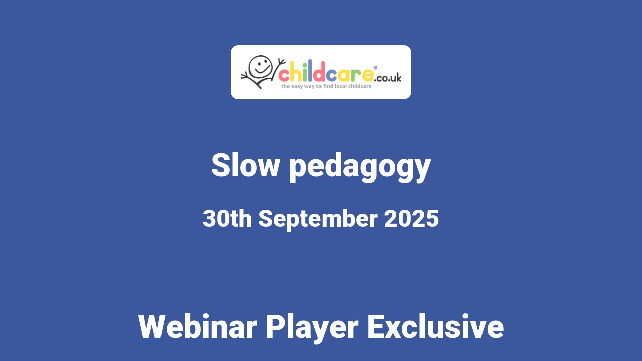 Slow pedagogy  poster