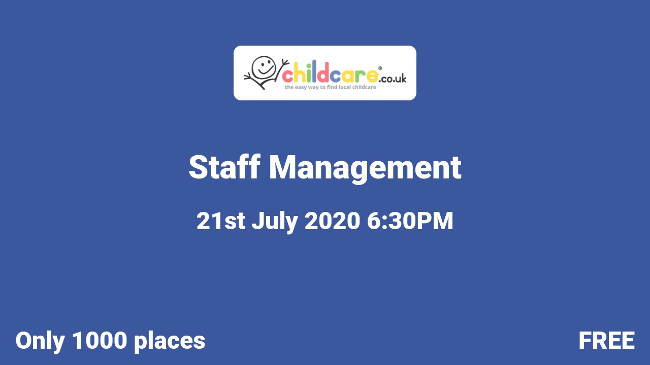 Staff Management  Poster